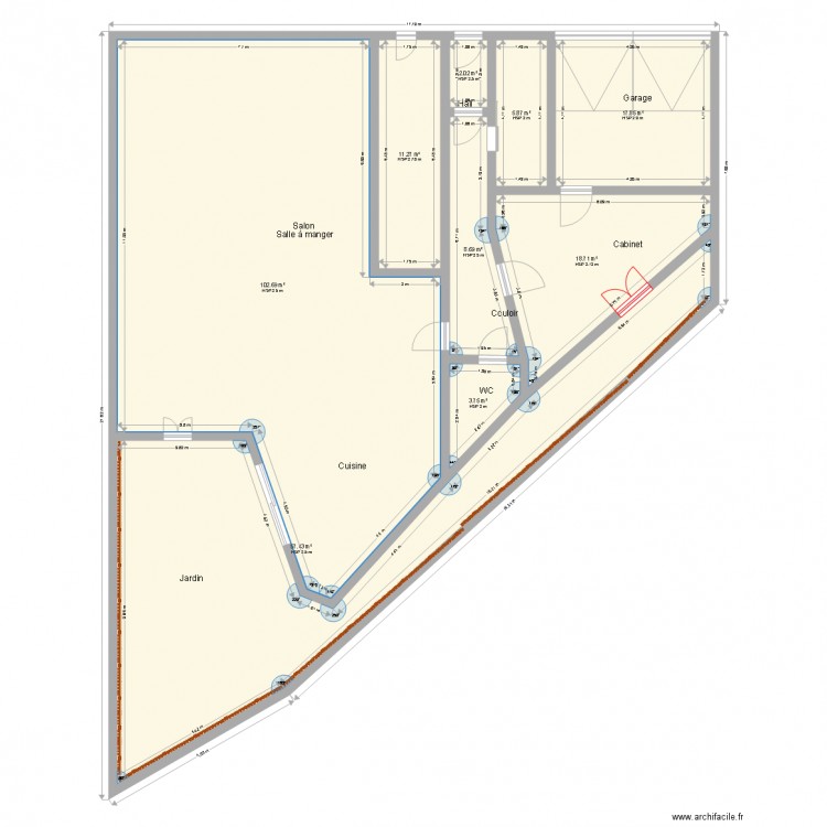 Plan terrain. Plan de 0 pièce et 0 m2