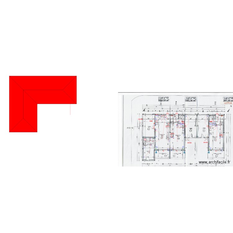 13 14 . Plan de 0 pièce et 0 m2