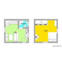 Petite maison à étage 20m2