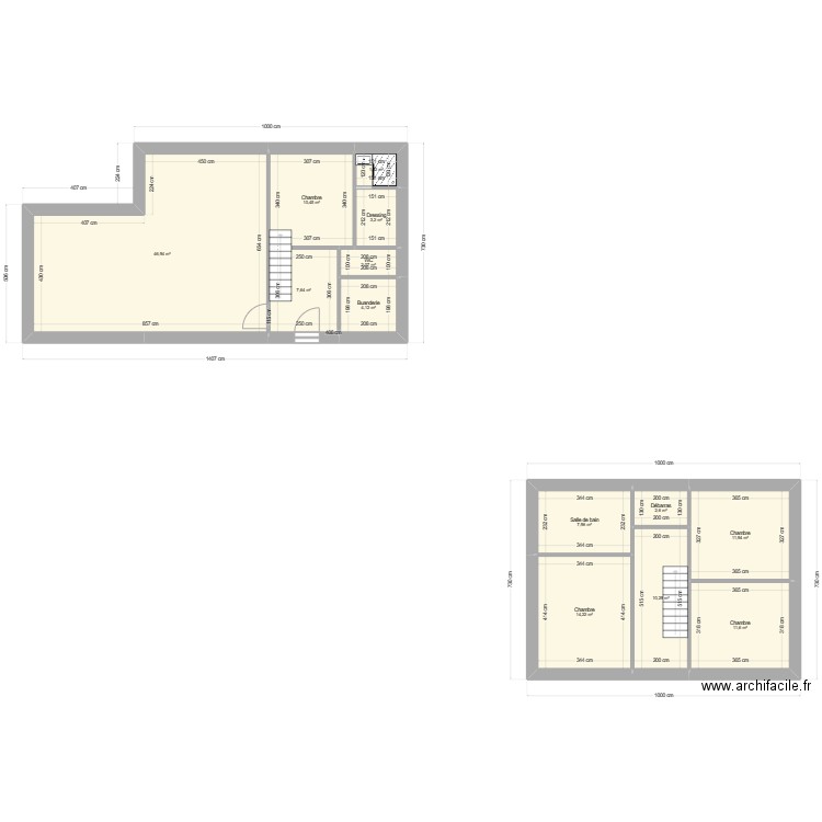 nihat abi. Plan de 13 pièces et 135 m2