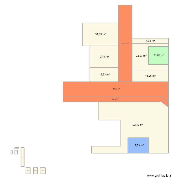 ALS. Plan de 0 pièce et 0 m2