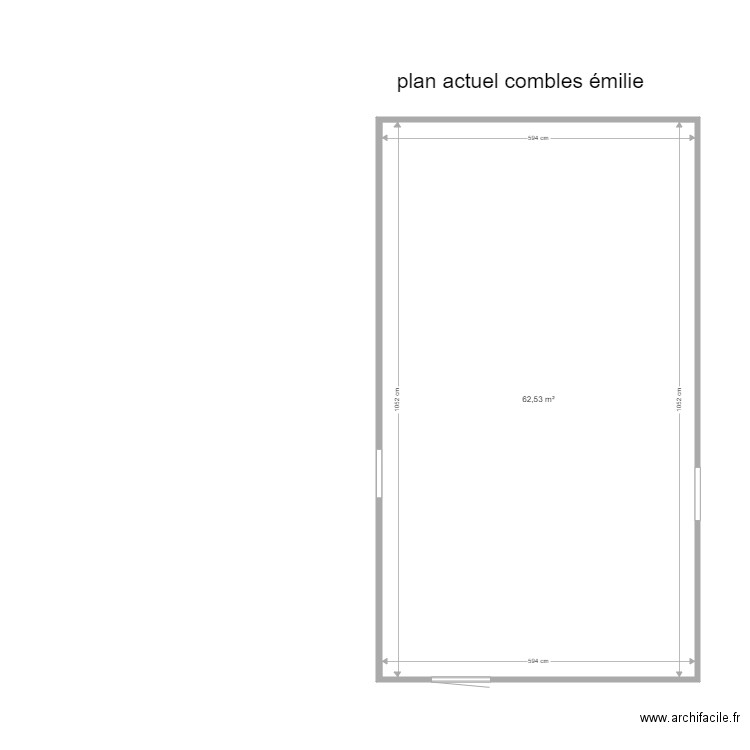 émilie plan actuel 1er. Plan de 0 pièce et 0 m2