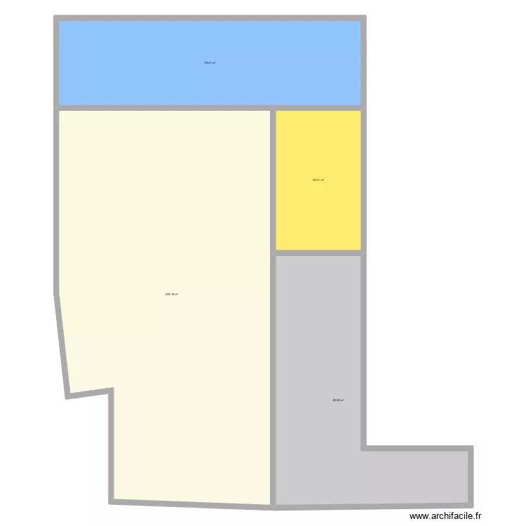 cdcm. Plan de 4  et 435 m²