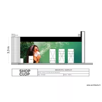 plan cot&eacute; droit avec toile