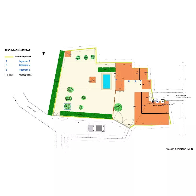 plan de masse. Plan de 