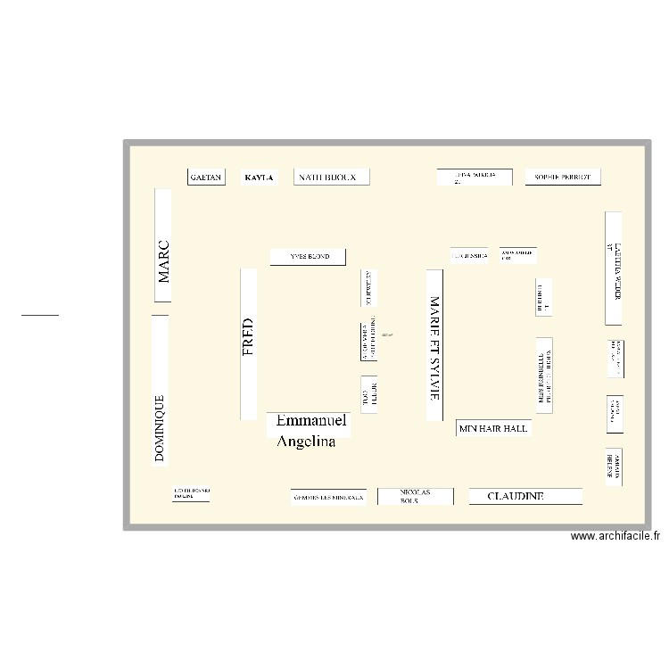 IS SUR TILLE . Plan de 1 pièce et 441 m2