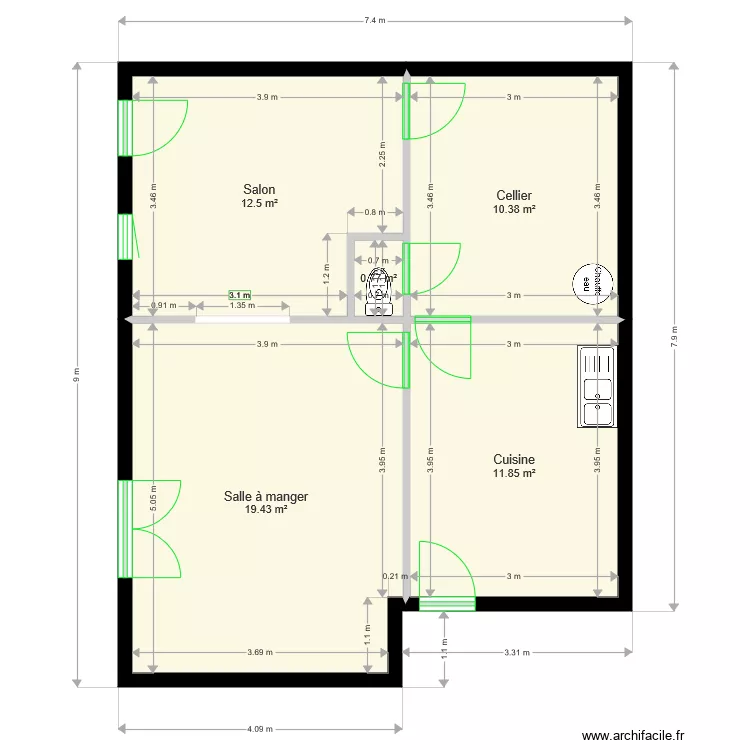 Plan projet RDC. Plan de 