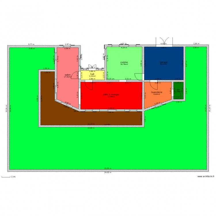 future maison. Plan de 0 pièce et 0 m2