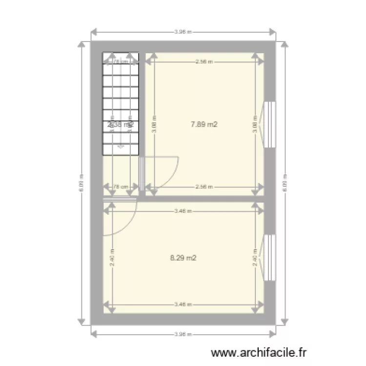 chambre bois. Plan de chambre bois. Plan de