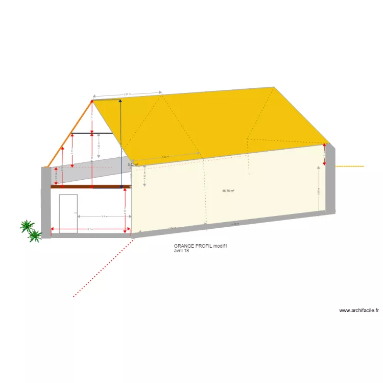 GRANGE FACE  modif 1 avril18. Plan de 
