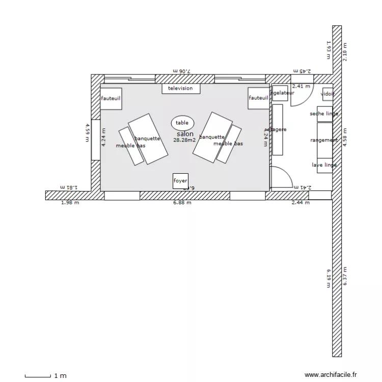 leforest extention n&deg;3. Plan de 