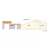 plan initial fa&ccedil;ade ouest