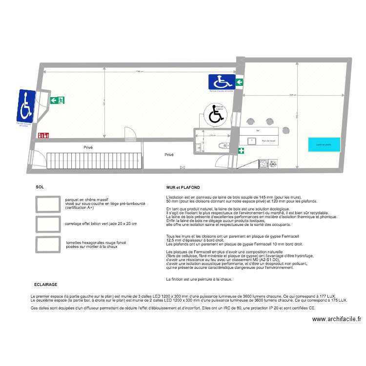 La Laverie sécurité (notice 10). Plan de 7 pièces et 117 m2