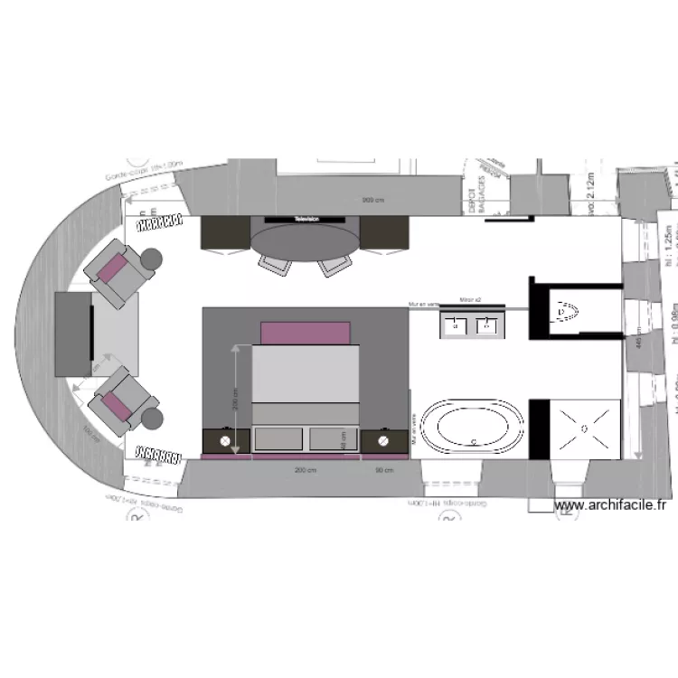 CHAMBRE 1 final H. Plan de 