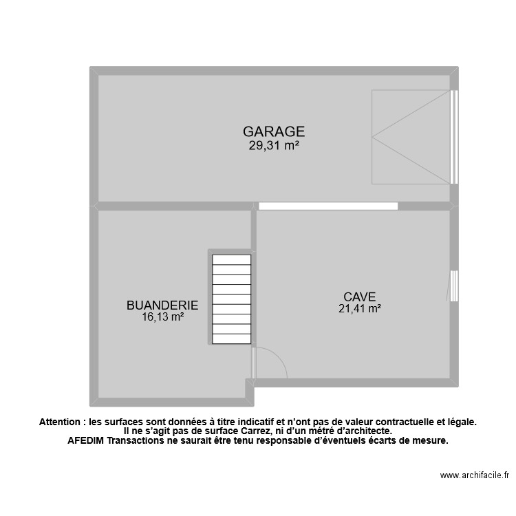 10452 SS EF. Plan de 4 pièces et 69 m2