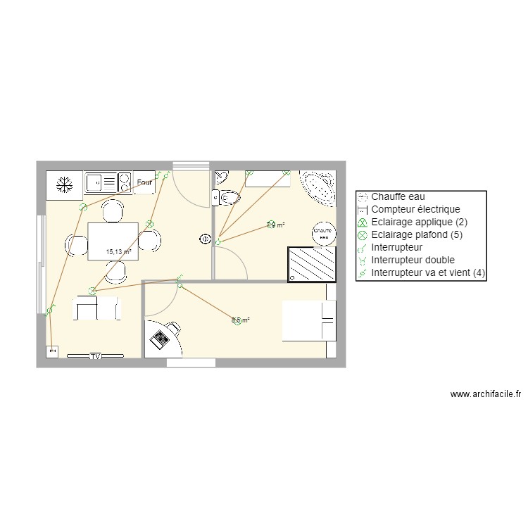 garage . Plan de 0 pièce et 0 m2