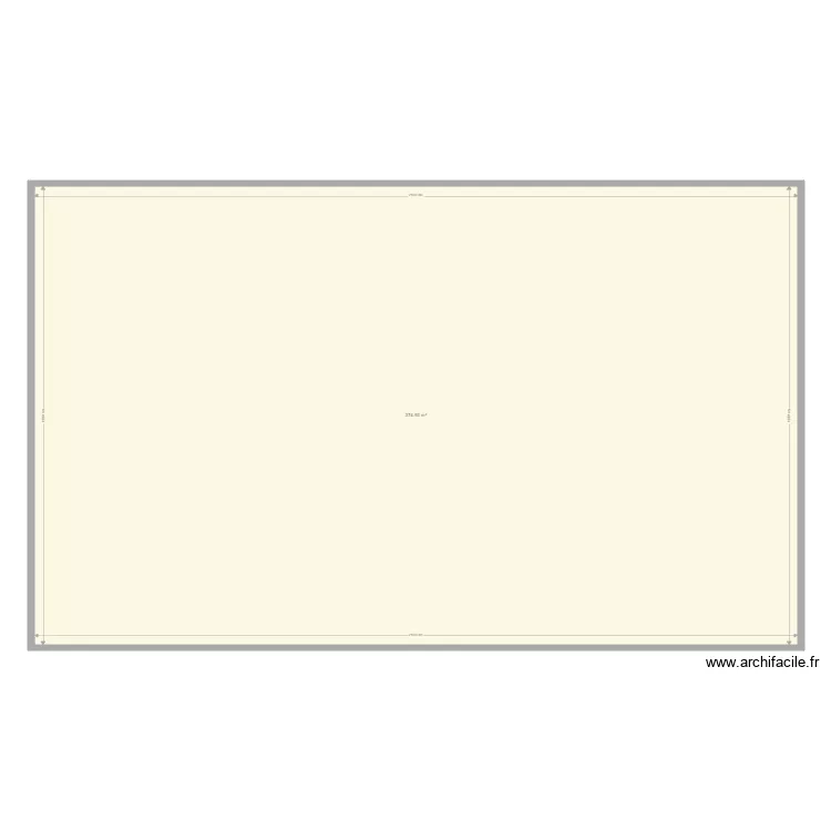 Surface brute. Plan de 