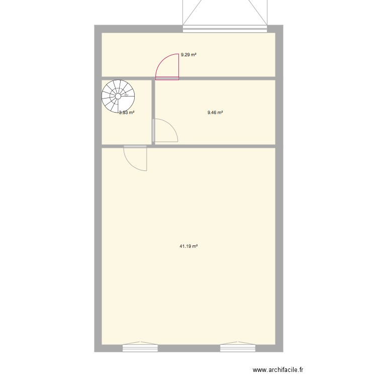 Projet Ottombre Niveau inférieur 2. Plan de 0 pièce et 0 m2