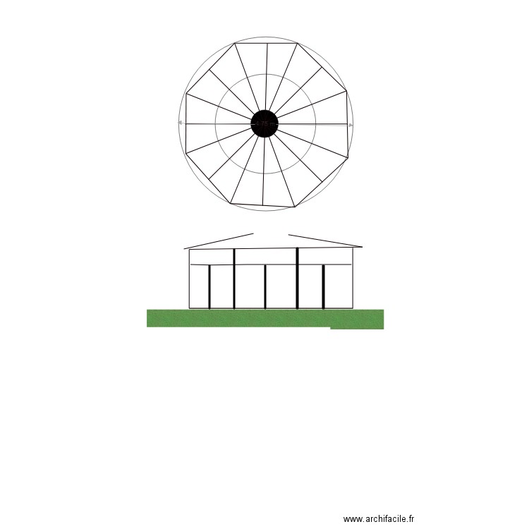 toit marcheur 3. Plan de 0 pièce et 0 m2