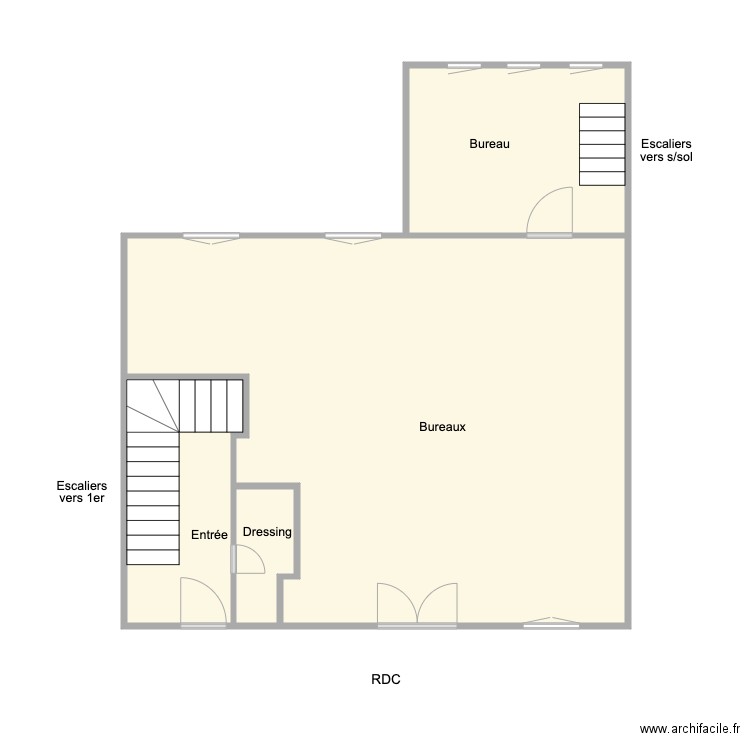 adap expansion rdc. Plan de 0 pièce et 0 m2