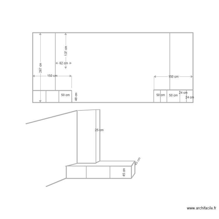 murs tiphaine futur. Plan de 0 pièce et 0 m2