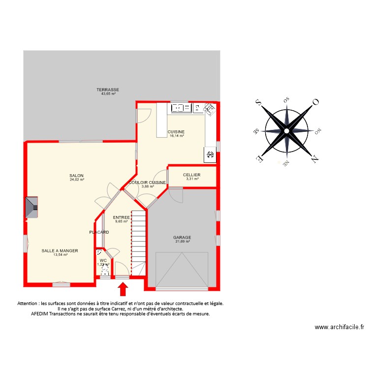 BI 6274 RDC. Plan de 0 pièce et 0 m2