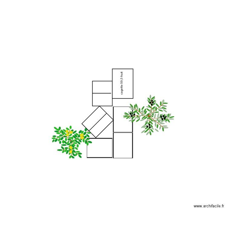 colonne 1 halle . Plan de 0 pièce et 0 m2