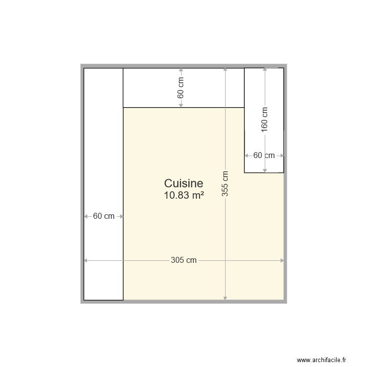 Cuisine Patrick Karine PILLET. Plan de 0 pièce et 0 m2
