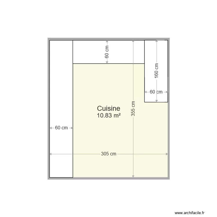 Cuisine Patrick Karine PILLET. Plan de 