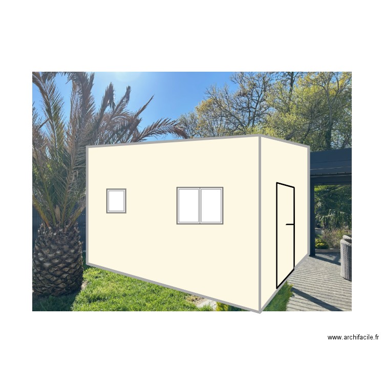 extention. Plan de 0 pièce et 0 m2