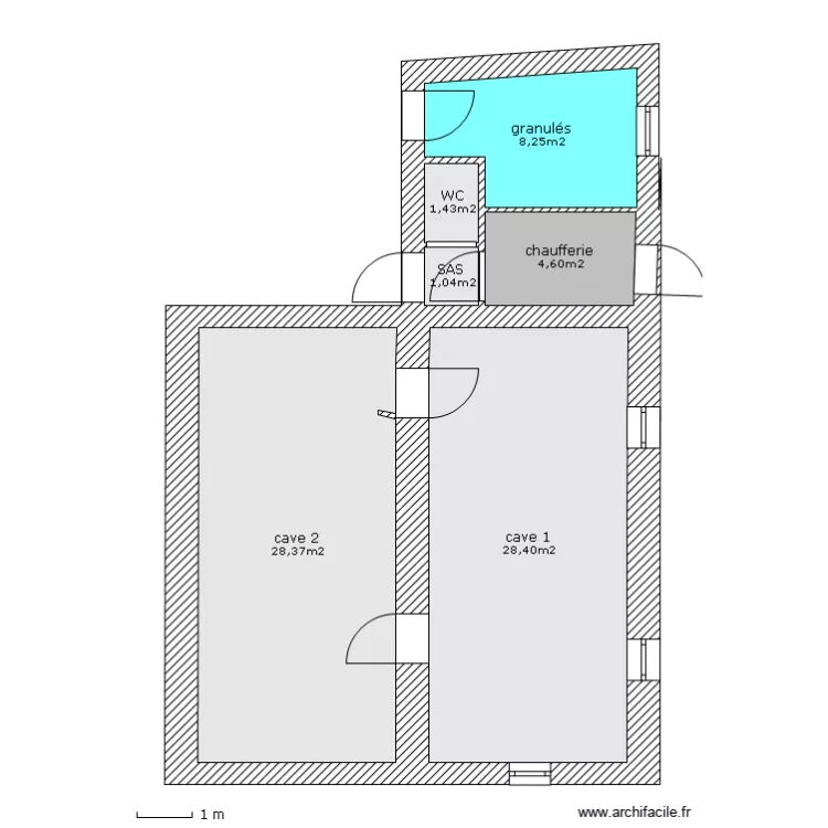 caves. Plan de caves. Plan de