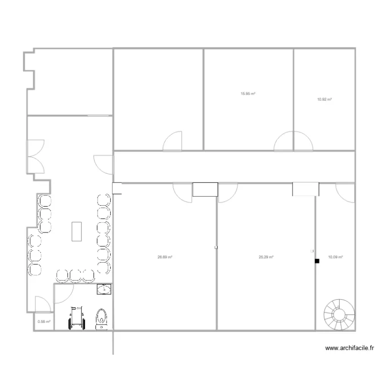 SCI ST JUST dernier plan. Plan de 