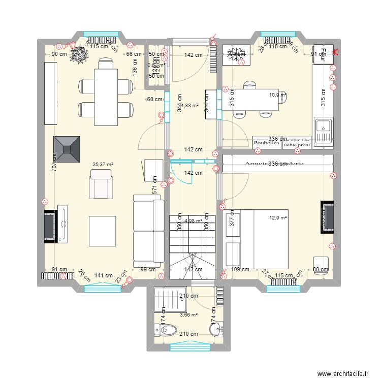 RDC Loperhet V ALEX. Plan de 0 pièce et 0 m2