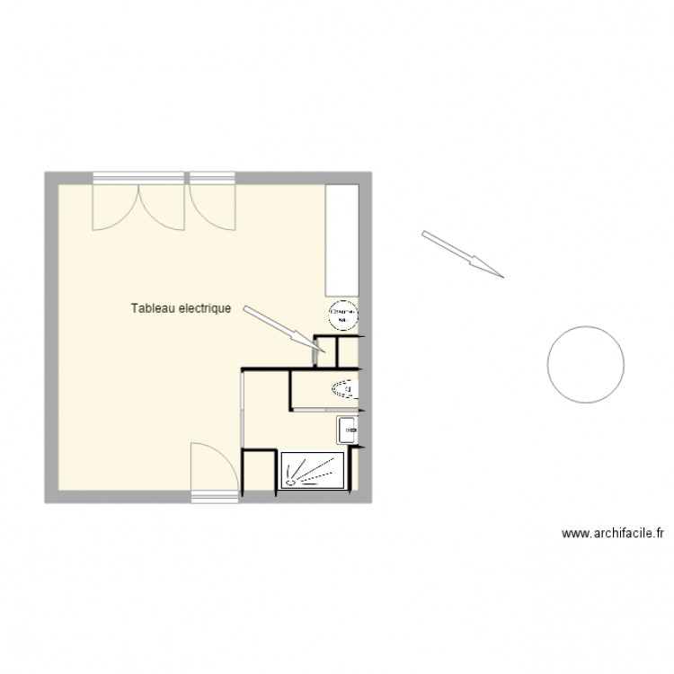 Plan bonne dimension TE modifié 2. Plan de 0 pièce et 0 m2