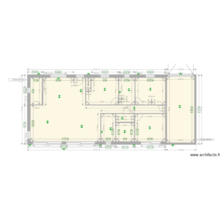 plan avec garage. Plan de 0 pièce et 0 m2