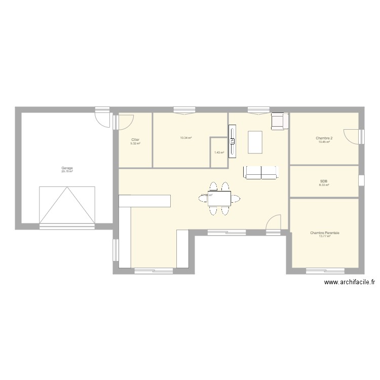 Desroche. Plan de 0 pièce et 0 m2