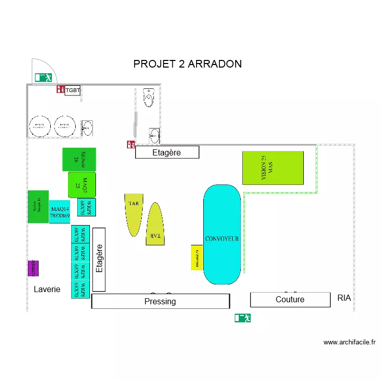 PROJET 2 ARRADON. Plan de 