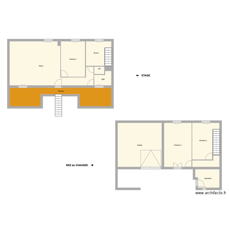 Maison de Salindres. Plan de 0 pièce et 0 m2