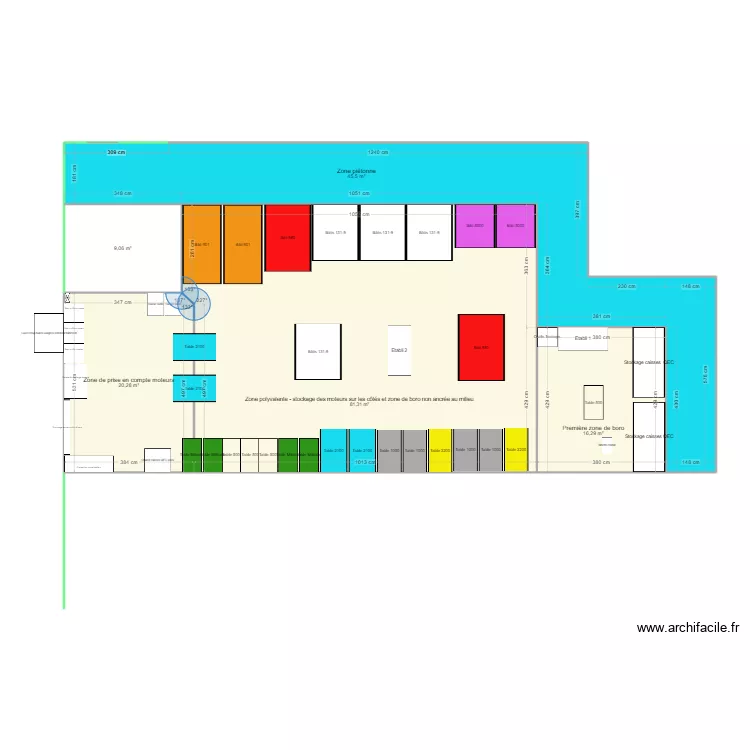 Installation zone chaudronnerie sous saturation. Plan de Installation zone chaudronnerie sous saturation. Plan de
