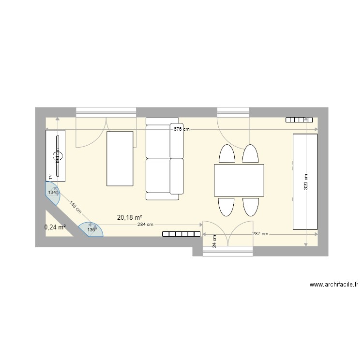 Maison SALON. Plan de 0 pièce et 0 m2