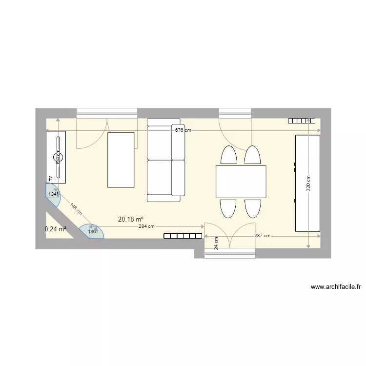 Maison SALON. Plan de Maison SALON. Plan de