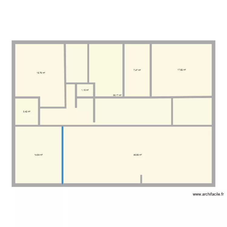 etage ier jet. Plan de etage ier jet. Plan de