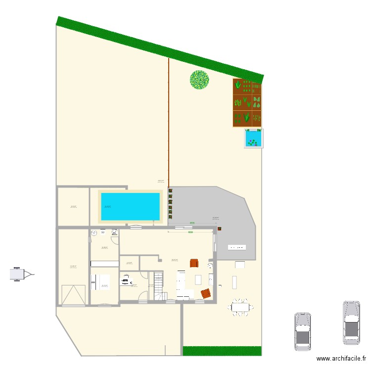 Maison quevre entree. Plan de 0 pièce et 0 m2