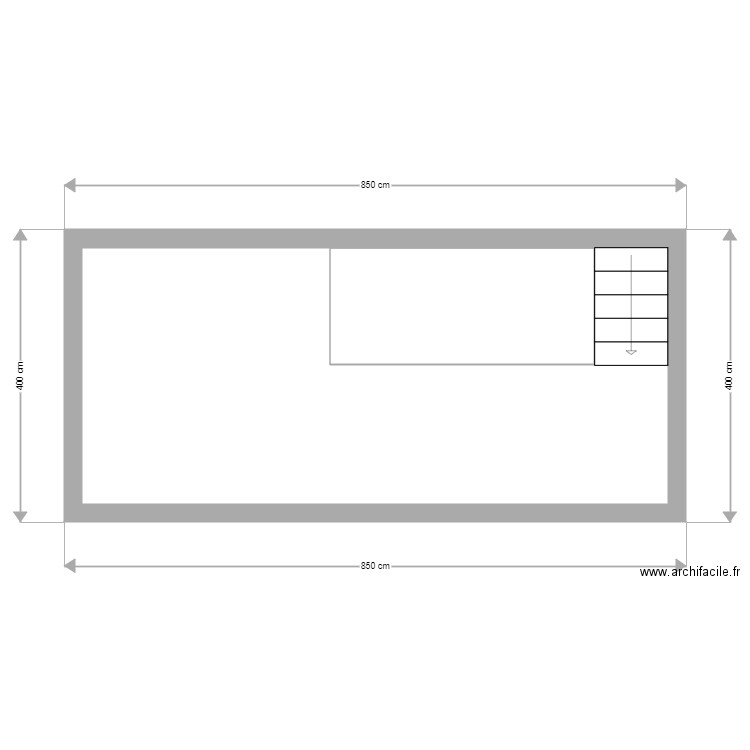 plan piscine 2. Plan de 0 pièce et 0 m2