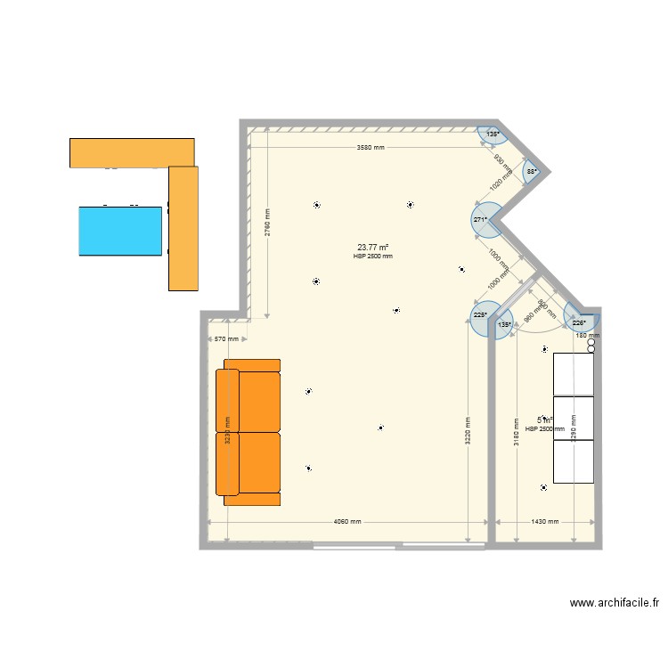garag v5 plancher. Plan de 0 pièce et 0 m2