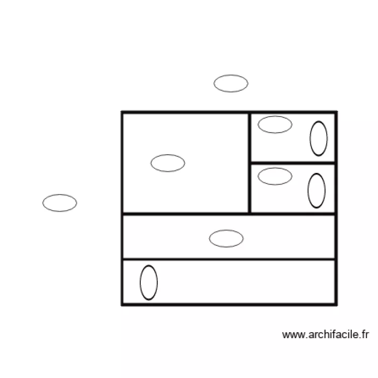 plafond avec trappe. Plan de plafond avec trappe. Plan de