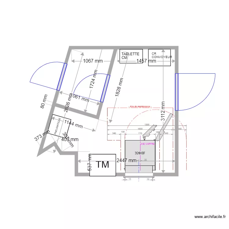 PLAN DE MASSE EXISTANT VAISON 328. Plan de 