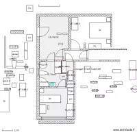 gite ruoms 7 mini interieur 3 couloir am&eacute;nag&eacute; ant PROV 4 
