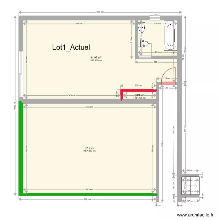 Portet Lot100. Plan de 