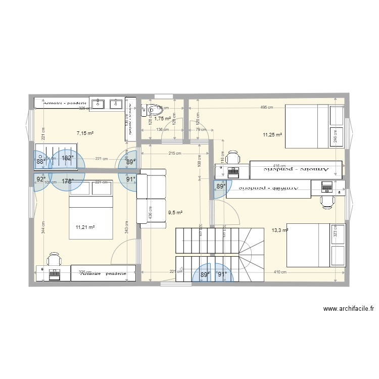 HAUT2. Plan de 0 pièce et 0 m2